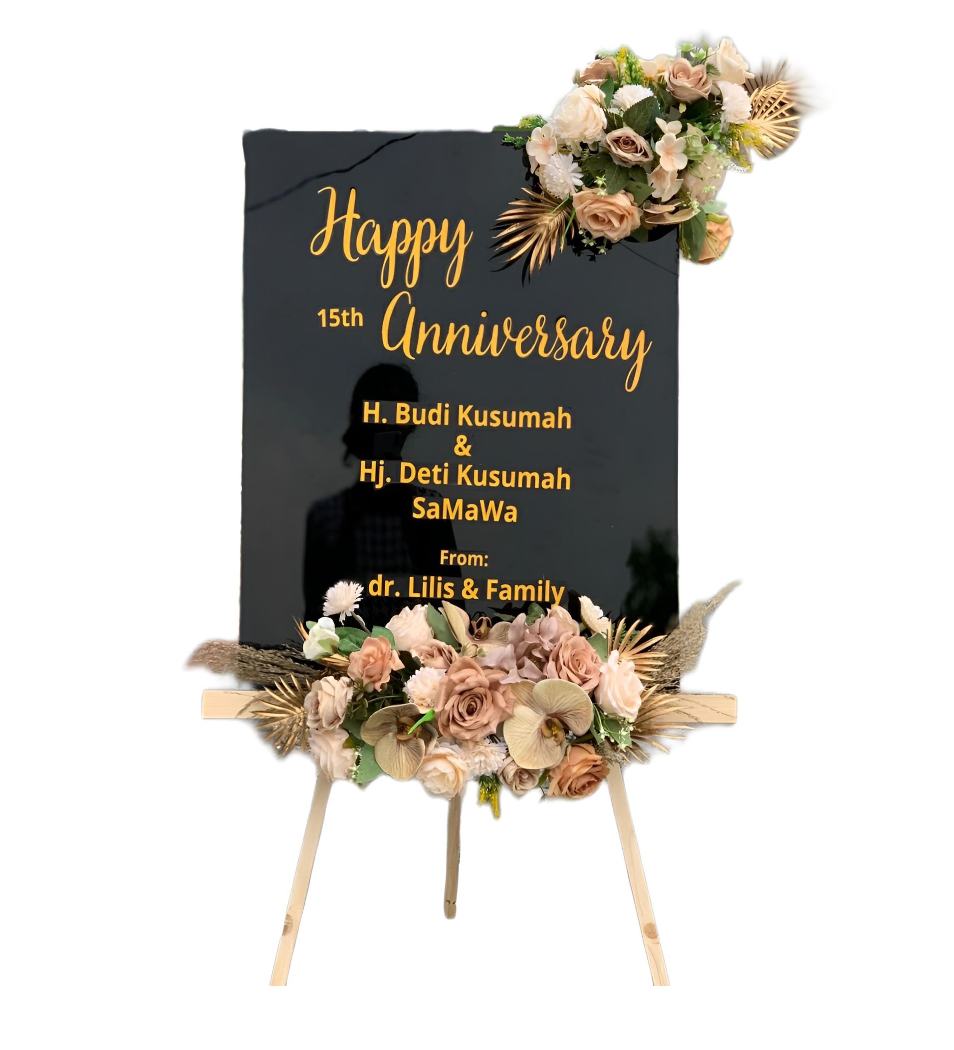 Papan Bunga Akrilik Mojokerto